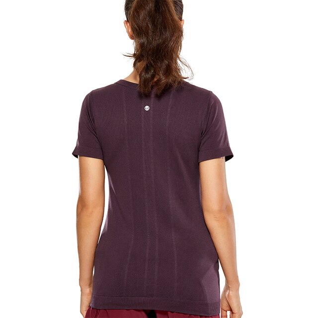 Women's Seamless Active Tops Short Sleeve