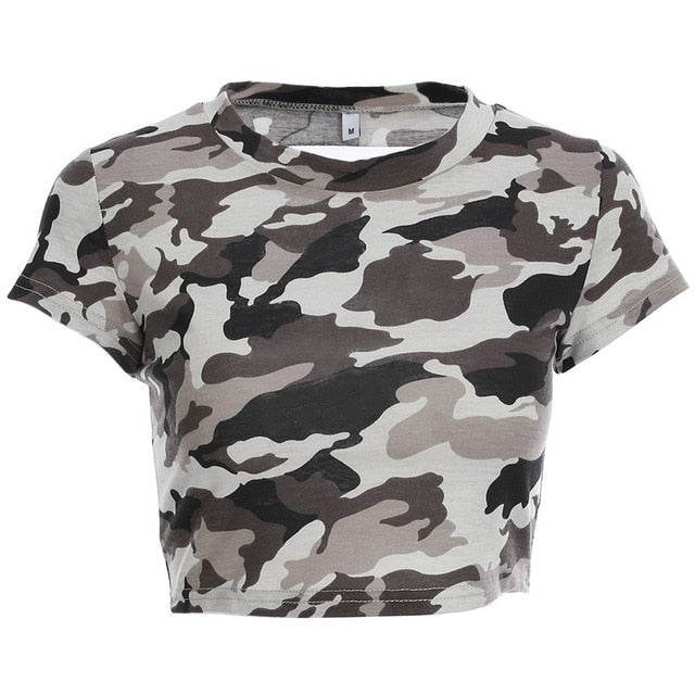 Crop Top Running Sports Fitness Women T-shirt Gym Tank Top