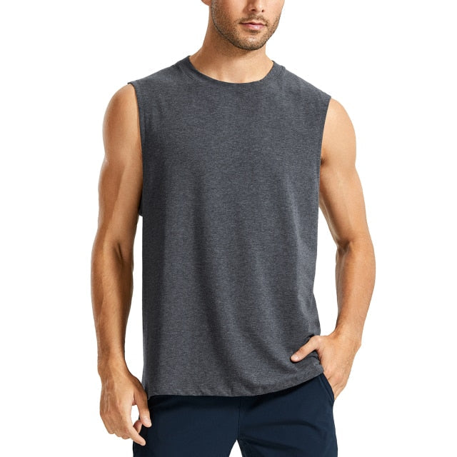 Men's Moisture-wicking Sleeveless Workout Tank Tops